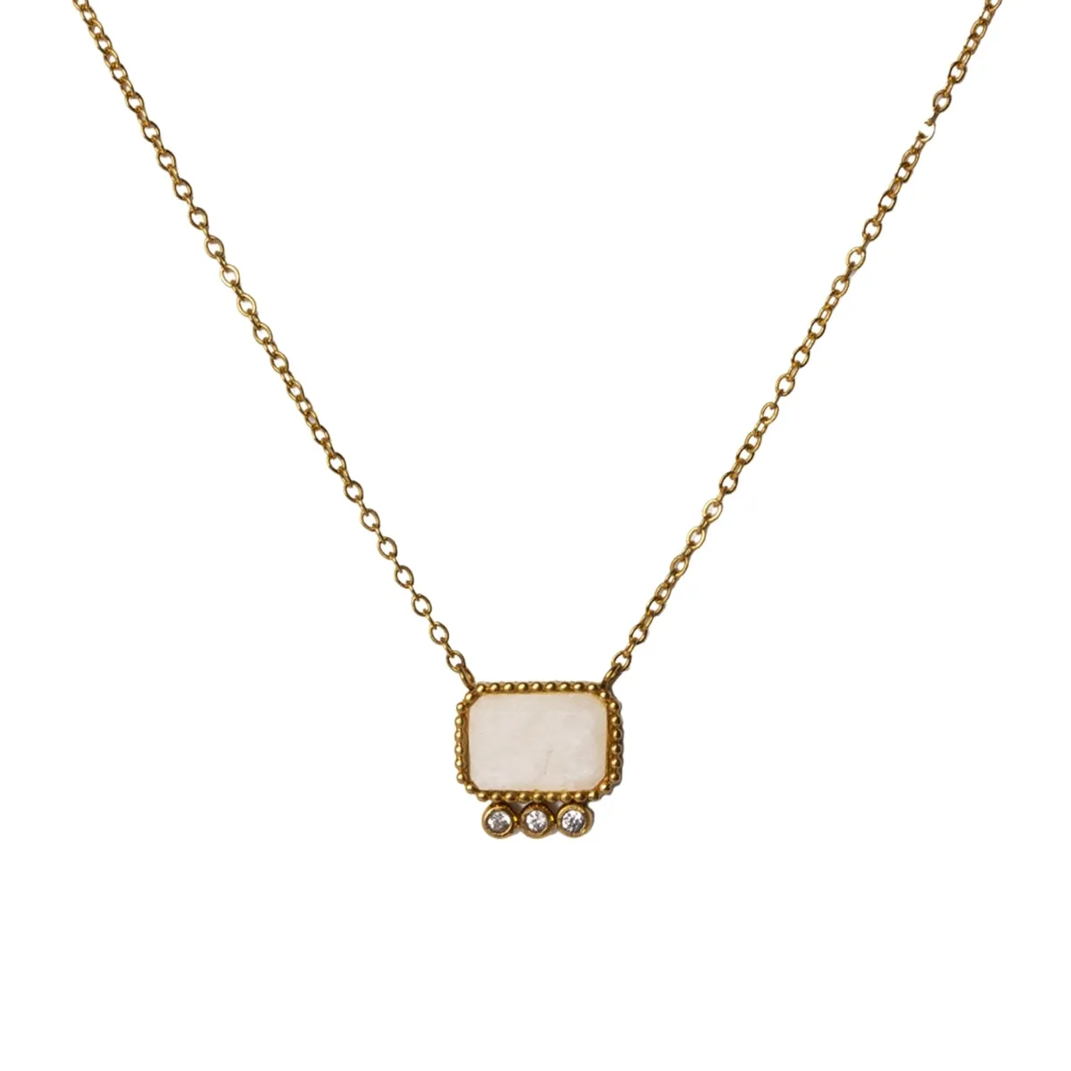 AEC Paris Thetis Moonstone Necklace