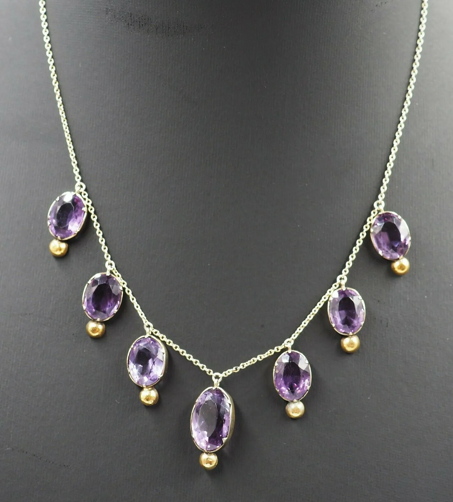 Amethyst Gold Plated Necklace