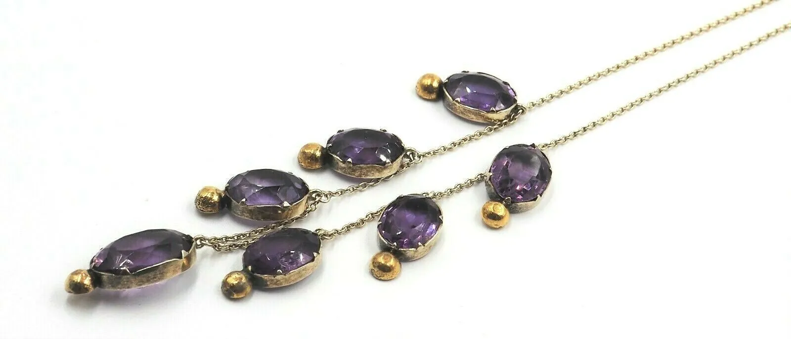 Amethyst Gold Plated Necklace