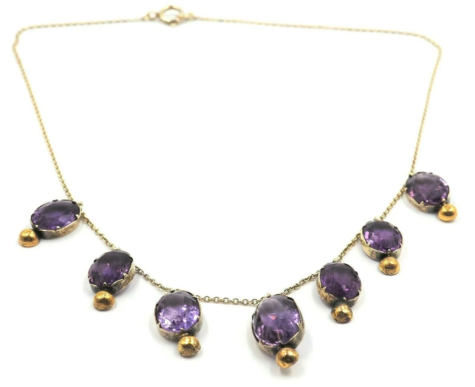 Amethyst Gold Plated Necklace