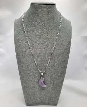 Amethyst Moon Necklace