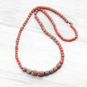 Antique Tibetan Coral Heirloom Necklace 02