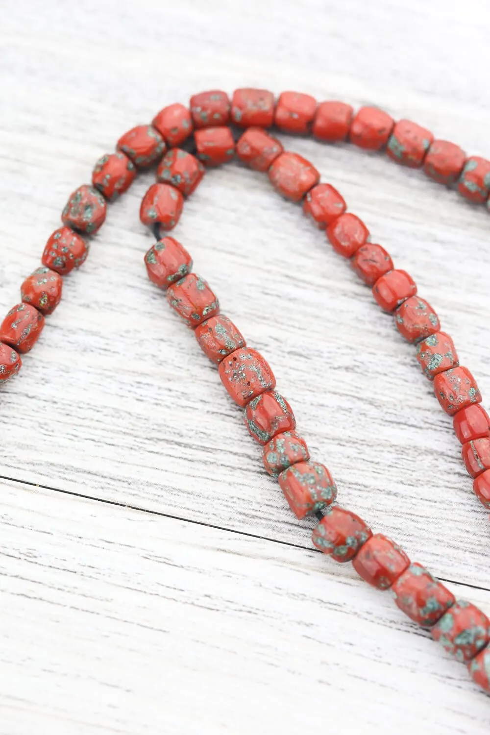 Antique Tibetan Coral Heirloom Necklace 02