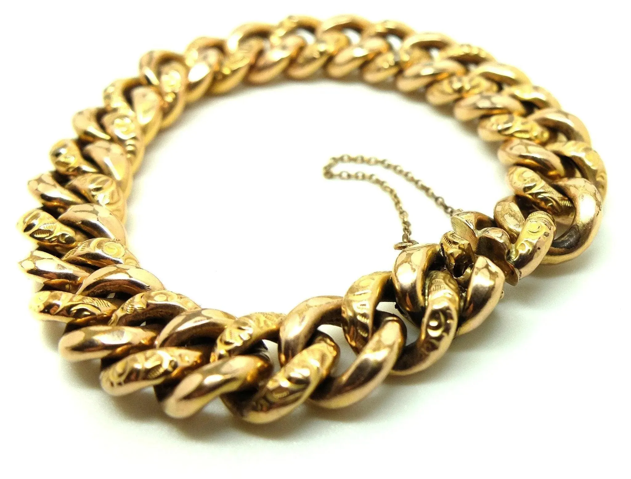 Antique Victorian Link Chain Bracelet