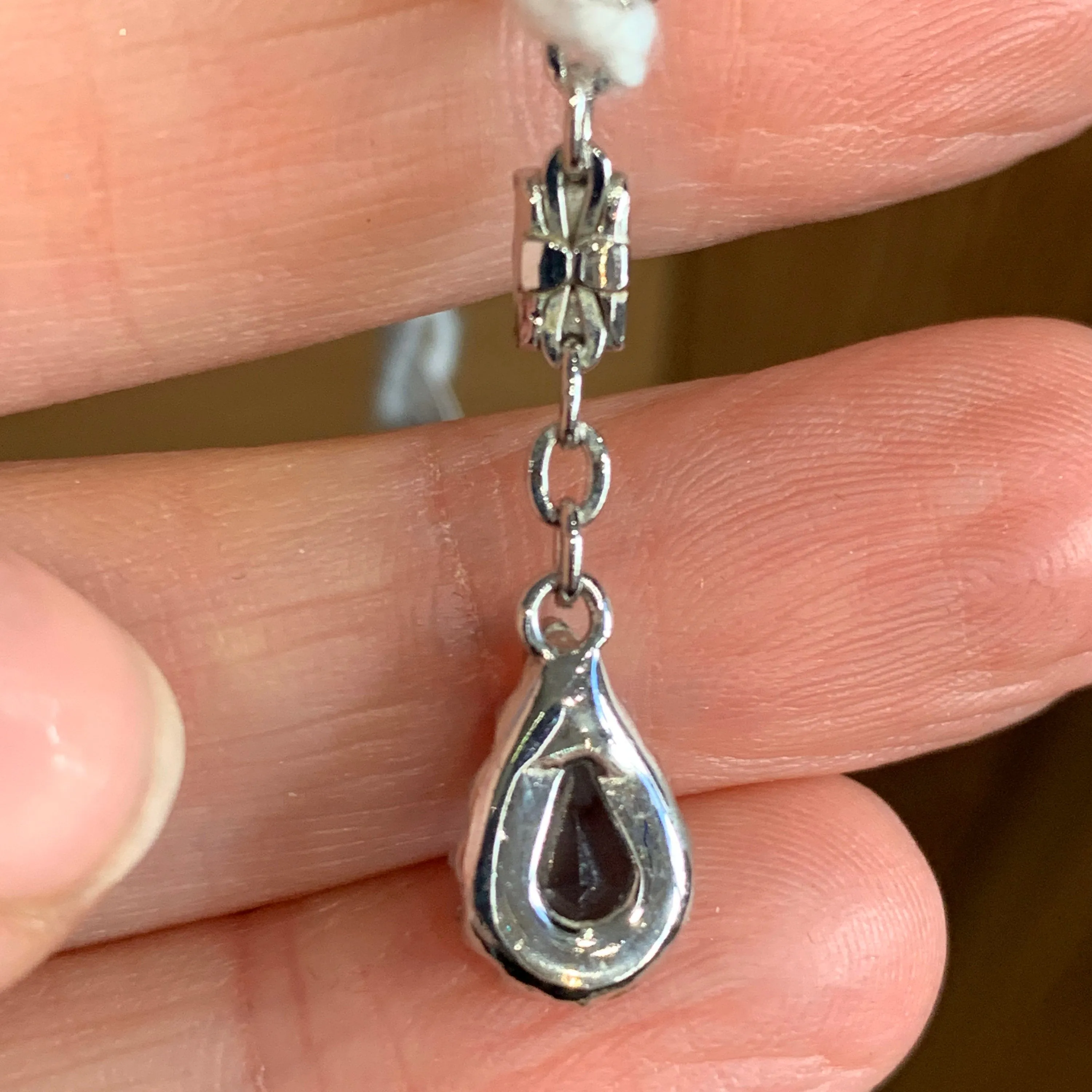 Attwood and Sawyer Sapphire Blue Crystal Vintage Necklace