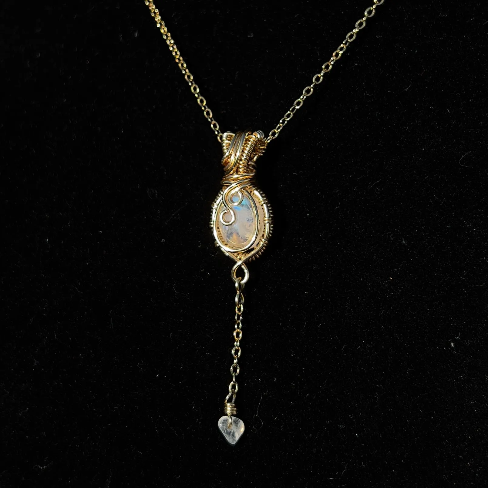 Avatea in Rainbow Moonstone ✵ Mini Pendant ✵