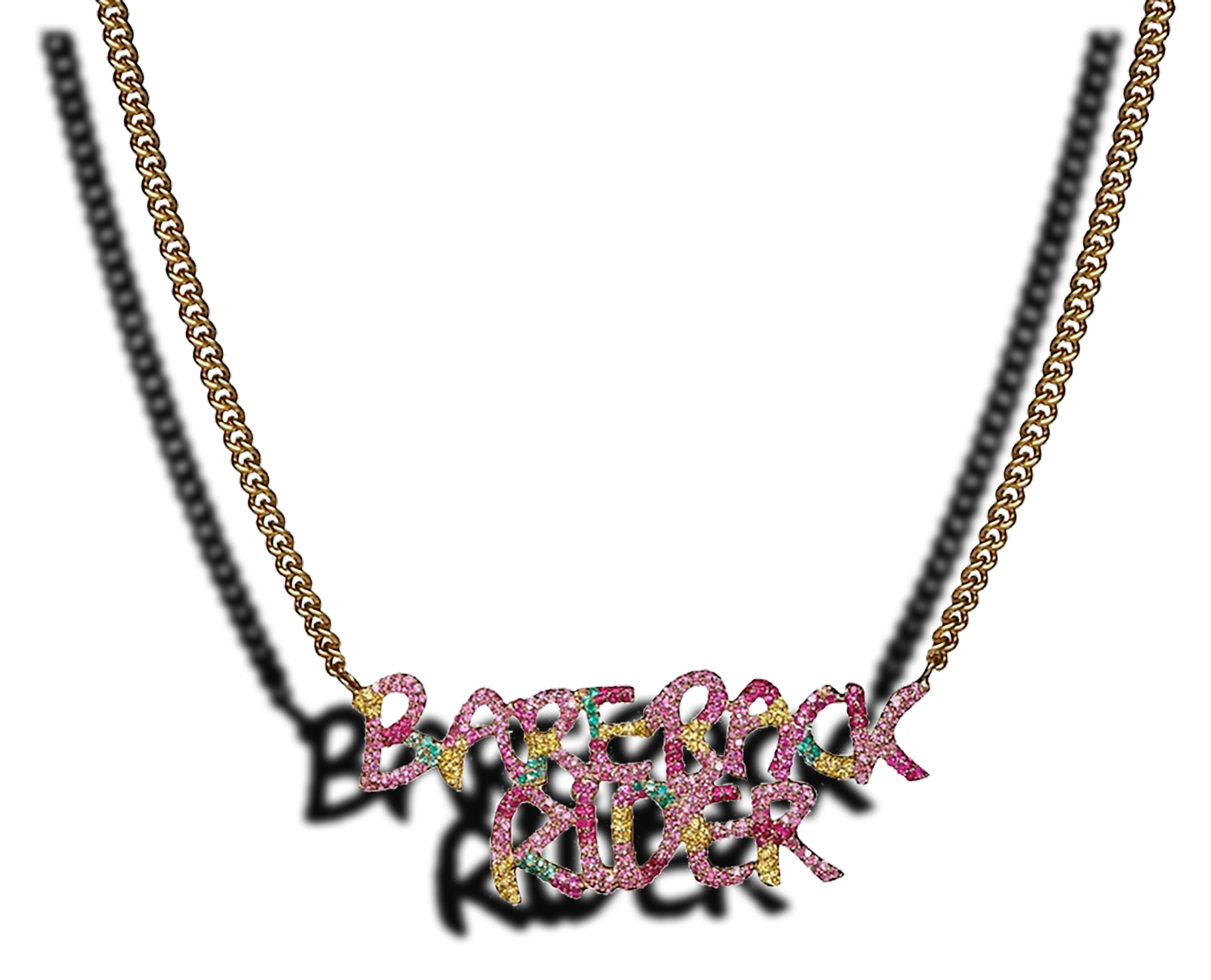 Bjarne Melgaard x Bjørg Gold Bareback Rider Necklace