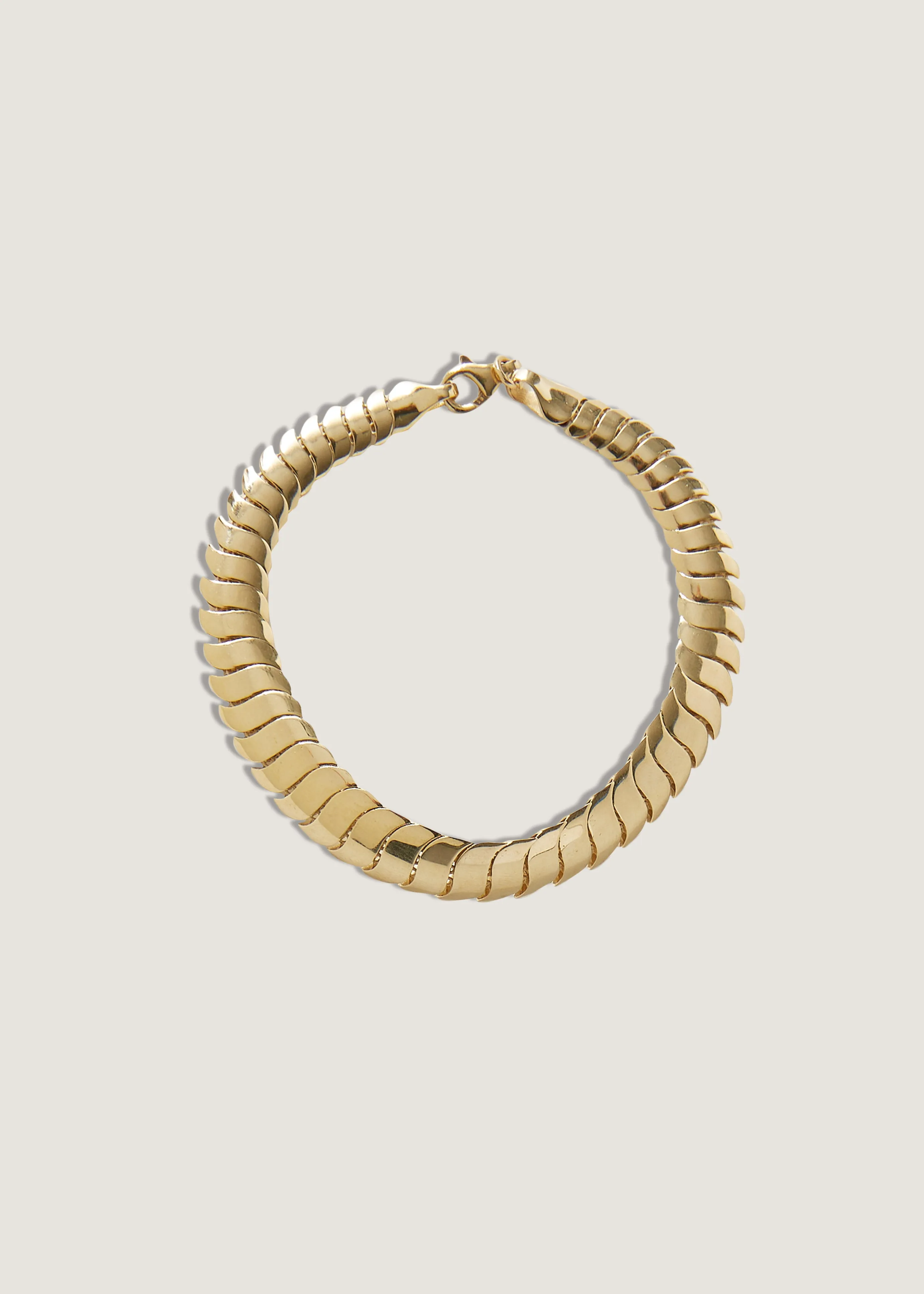 Bold Cobra & Mia Link Chain Bracelet Stack