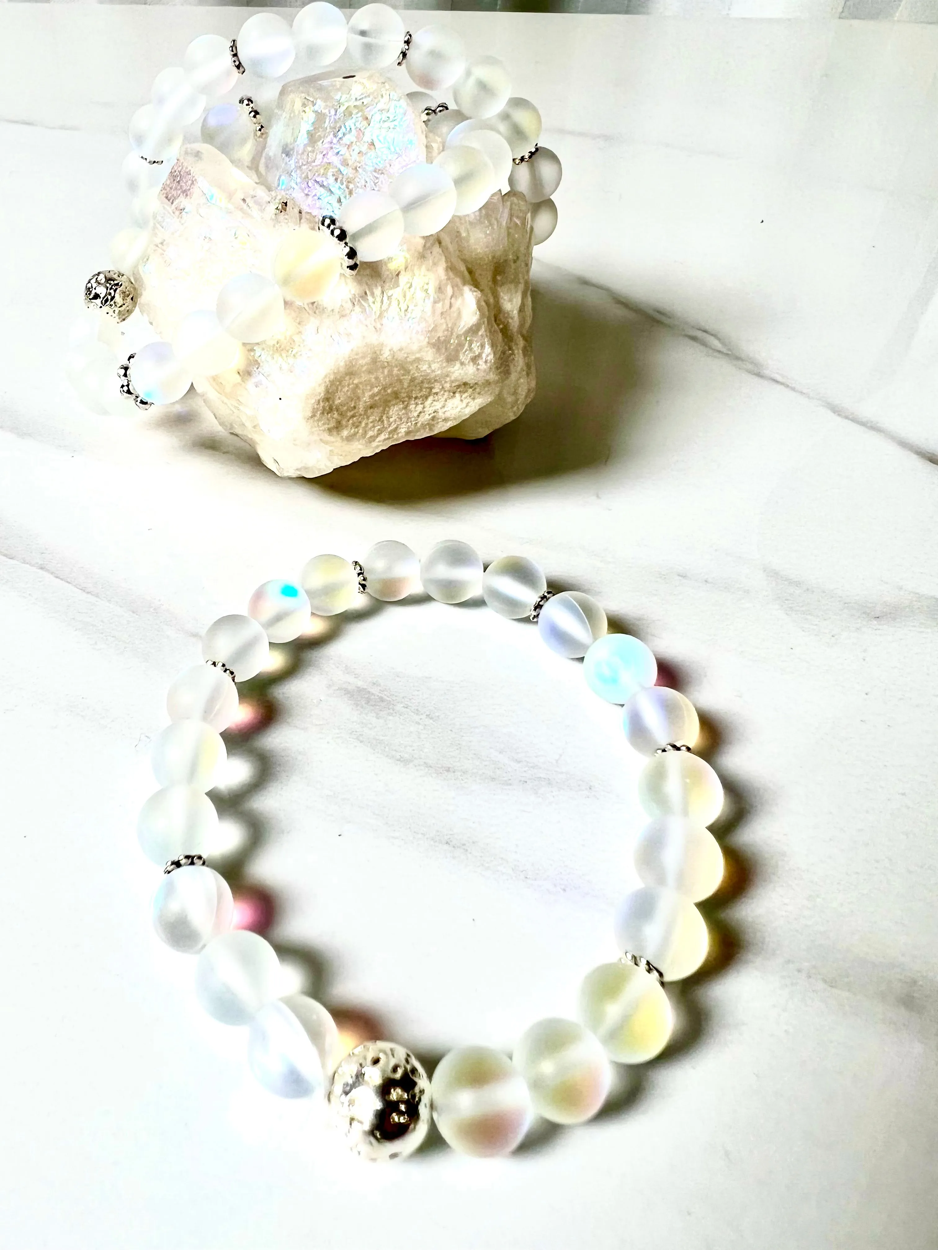Bracelet, Aurora Borealis Quartz