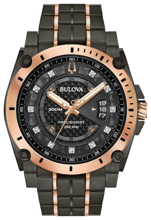 Bulova Precisionist Icon Men's  Diamond Watch 98D149