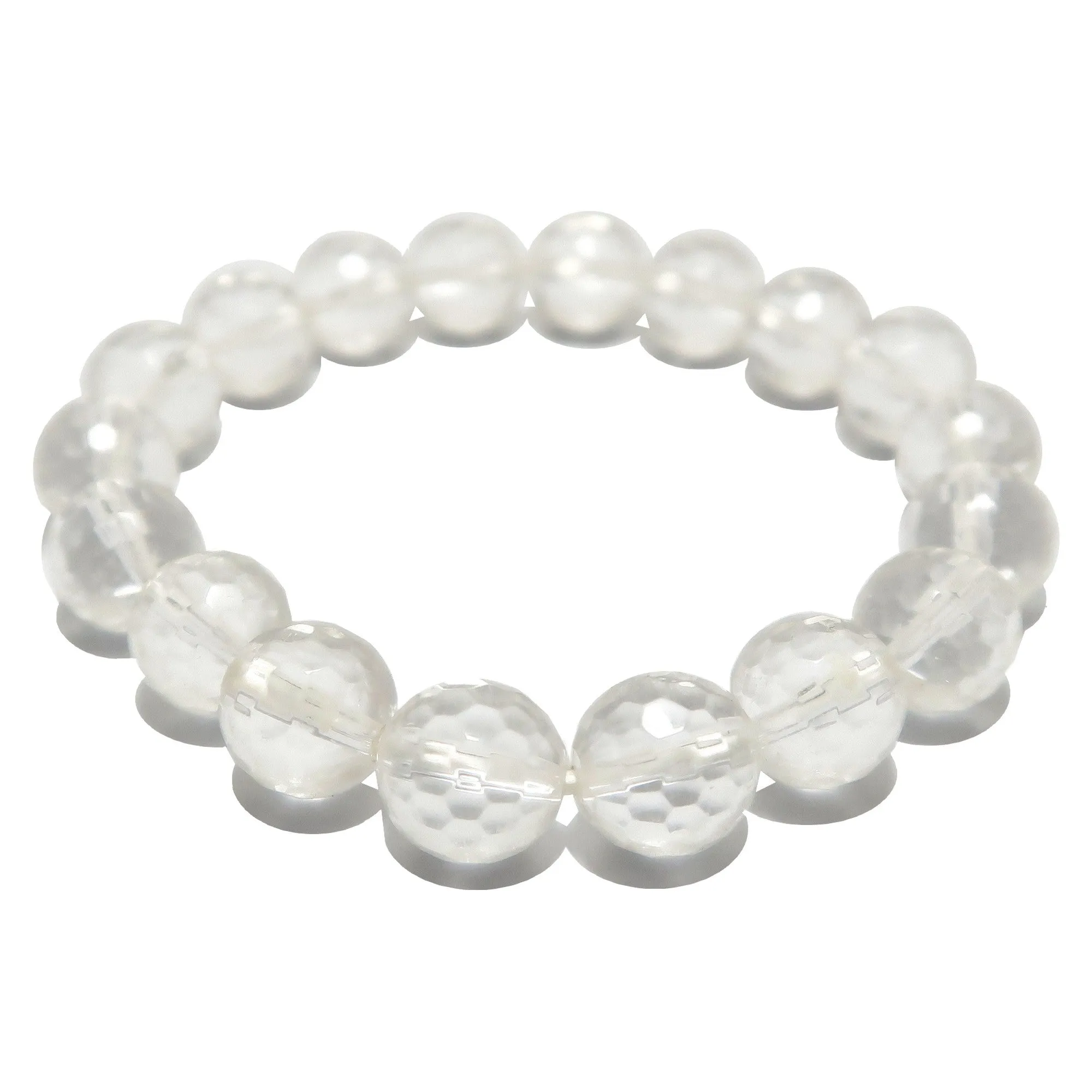 Clear Quartz Bracelet A Cut Above Faceted Crystal