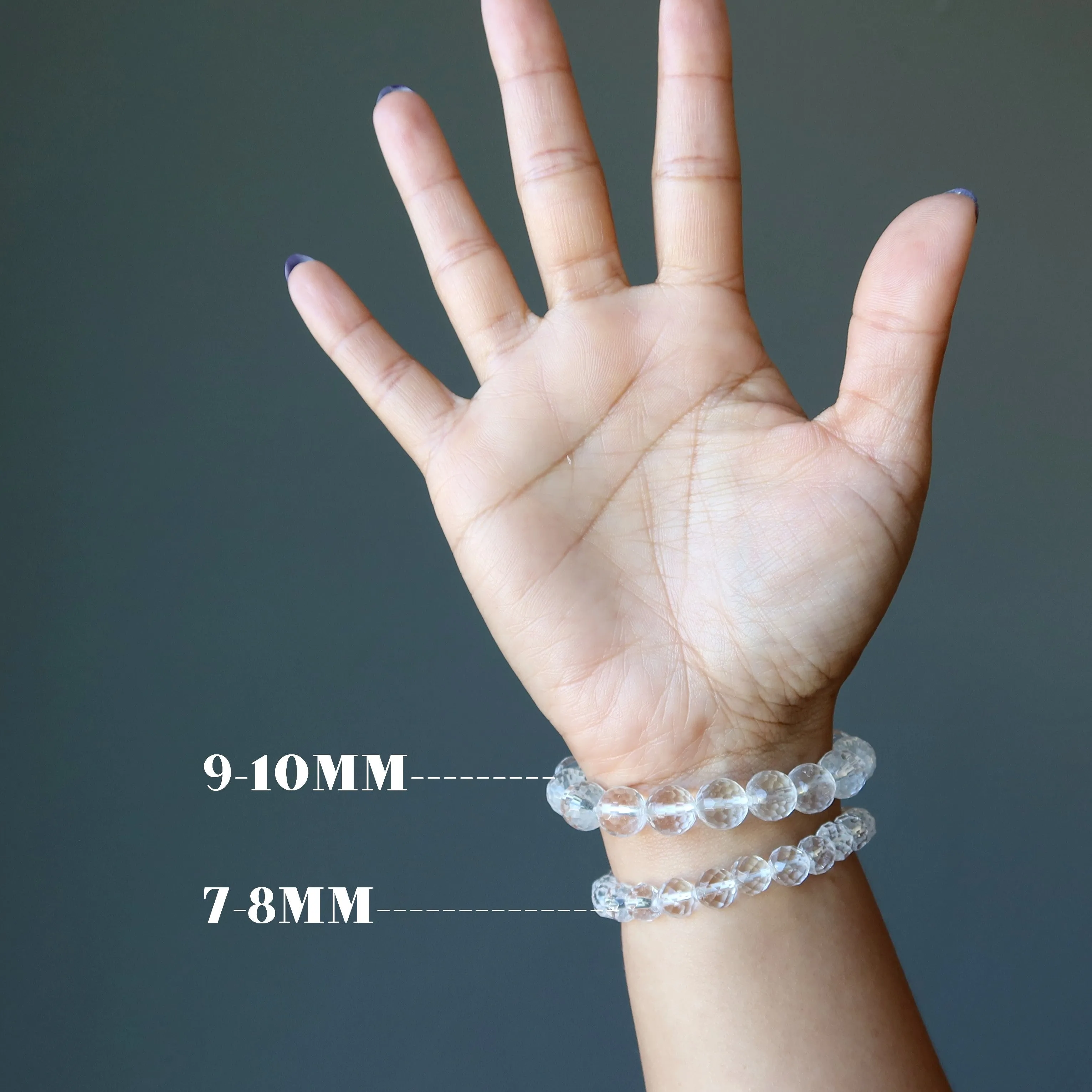 Clear Quartz Bracelet A Cut Above Faceted Crystal