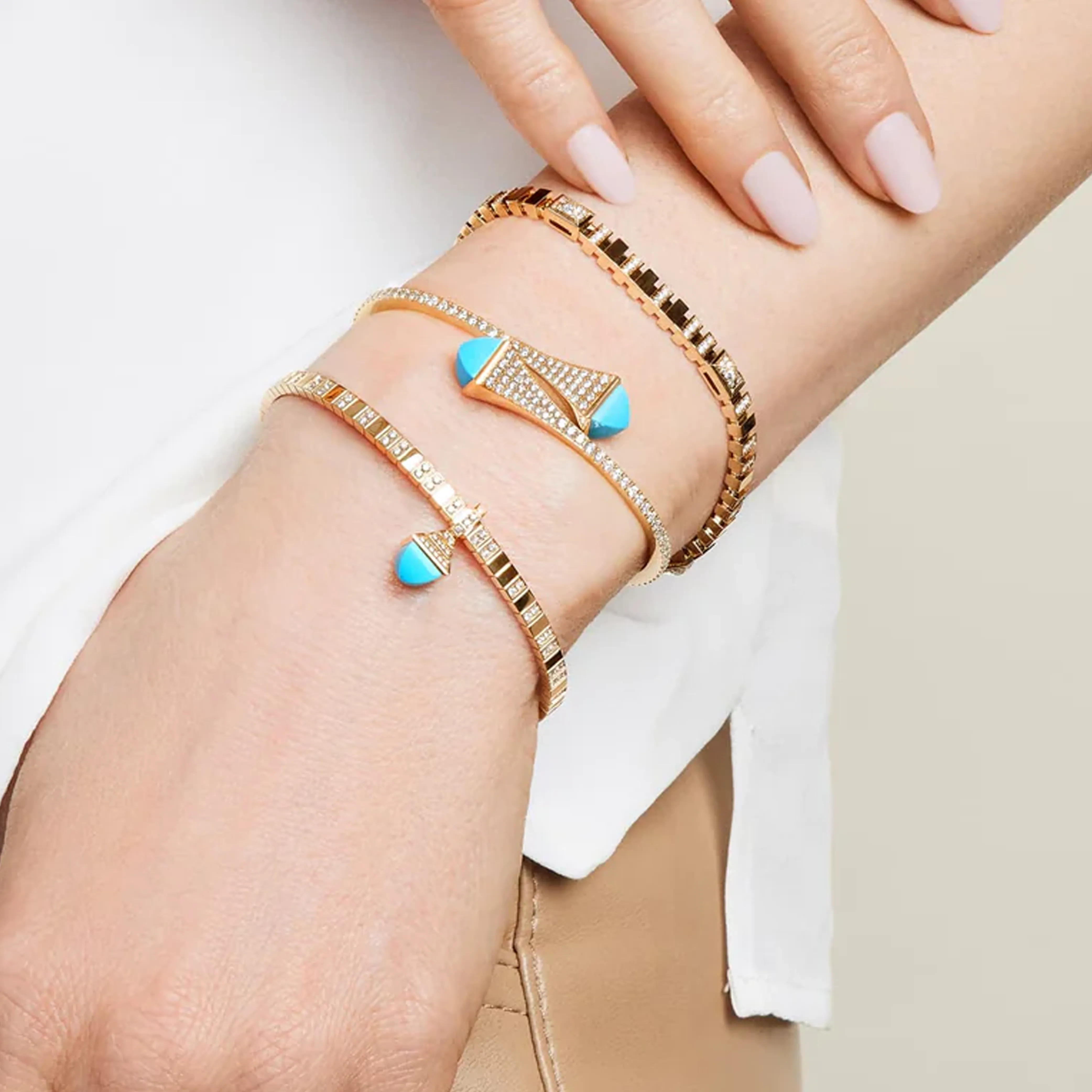 Cleo Diamond Slip-On Bracelet