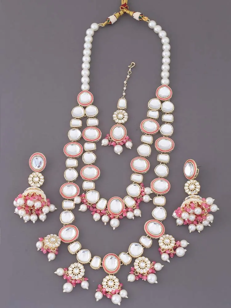 Coral Sakshi Jewellery Set
