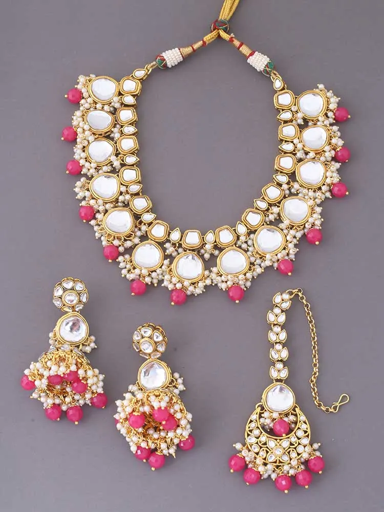 Coral Ujwala Jewellery Set