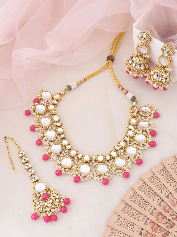 Coral Ujwala Jewellery Set