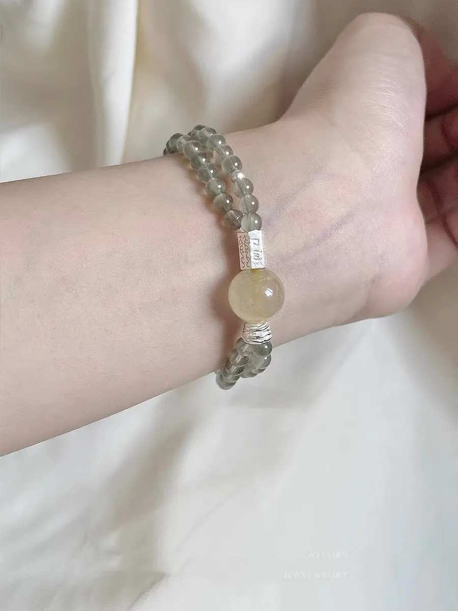 Crystal Dream ✧ Rutile Quartz Bracelet