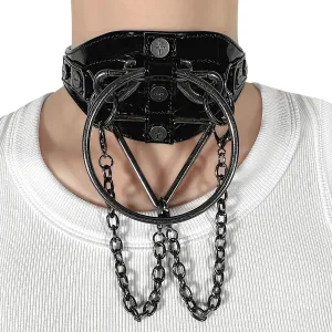 Demonia Leather Choker