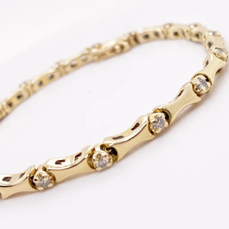 Diamond Sleek Tennis Bracelet