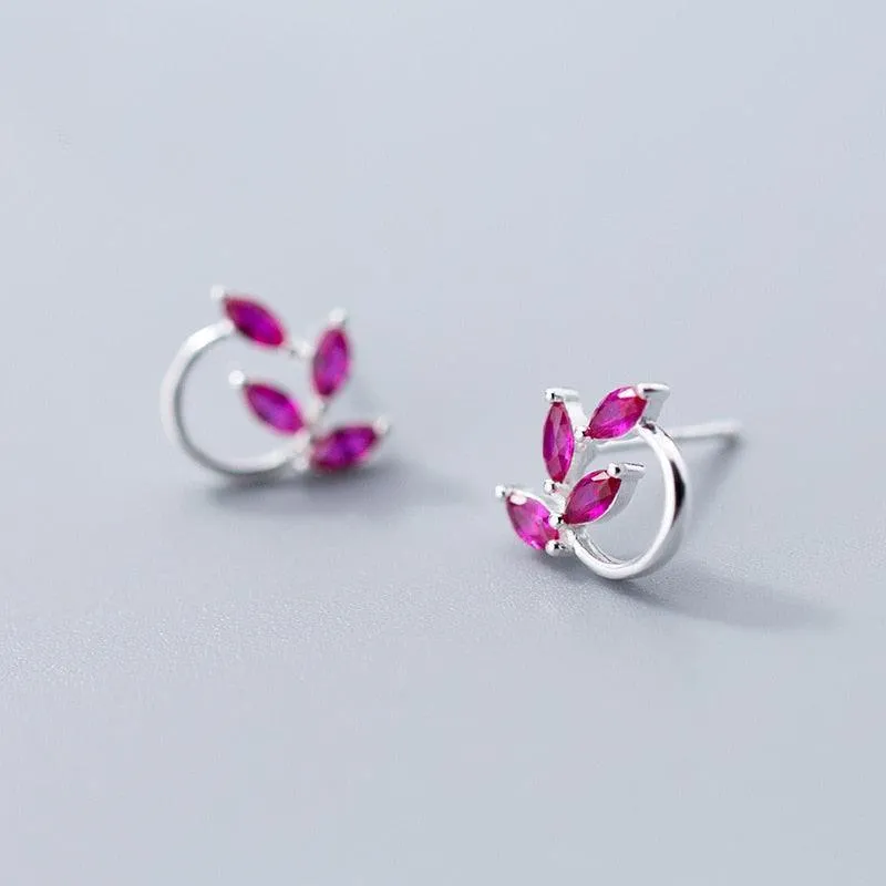Evergreen Marquise Minimal Studs