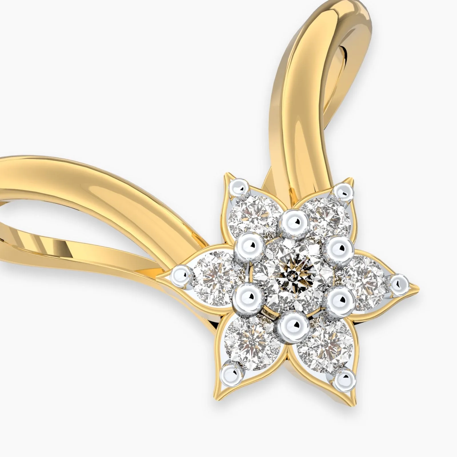 Floral Diamond Vanki Ring