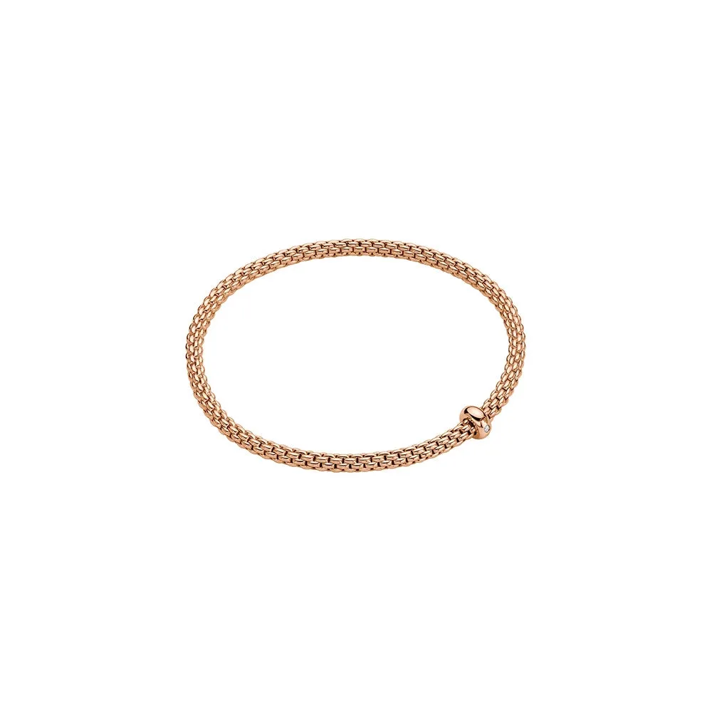 Fope 18K Rose Gold Prima Collection Diamond Bracelet, X-Small Size