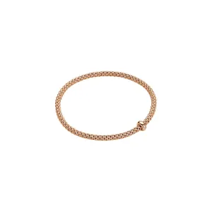 Fope 18K Rose Gold Prima Collection Diamond Bracelet, X-Small Size