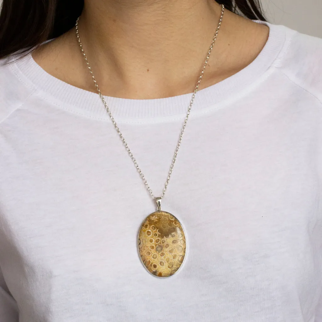 Fossilised Coral Necklace