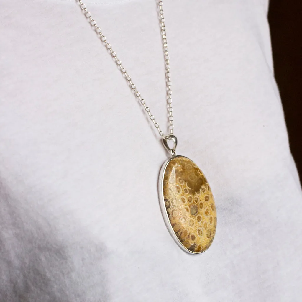 Fossilised Coral Necklace