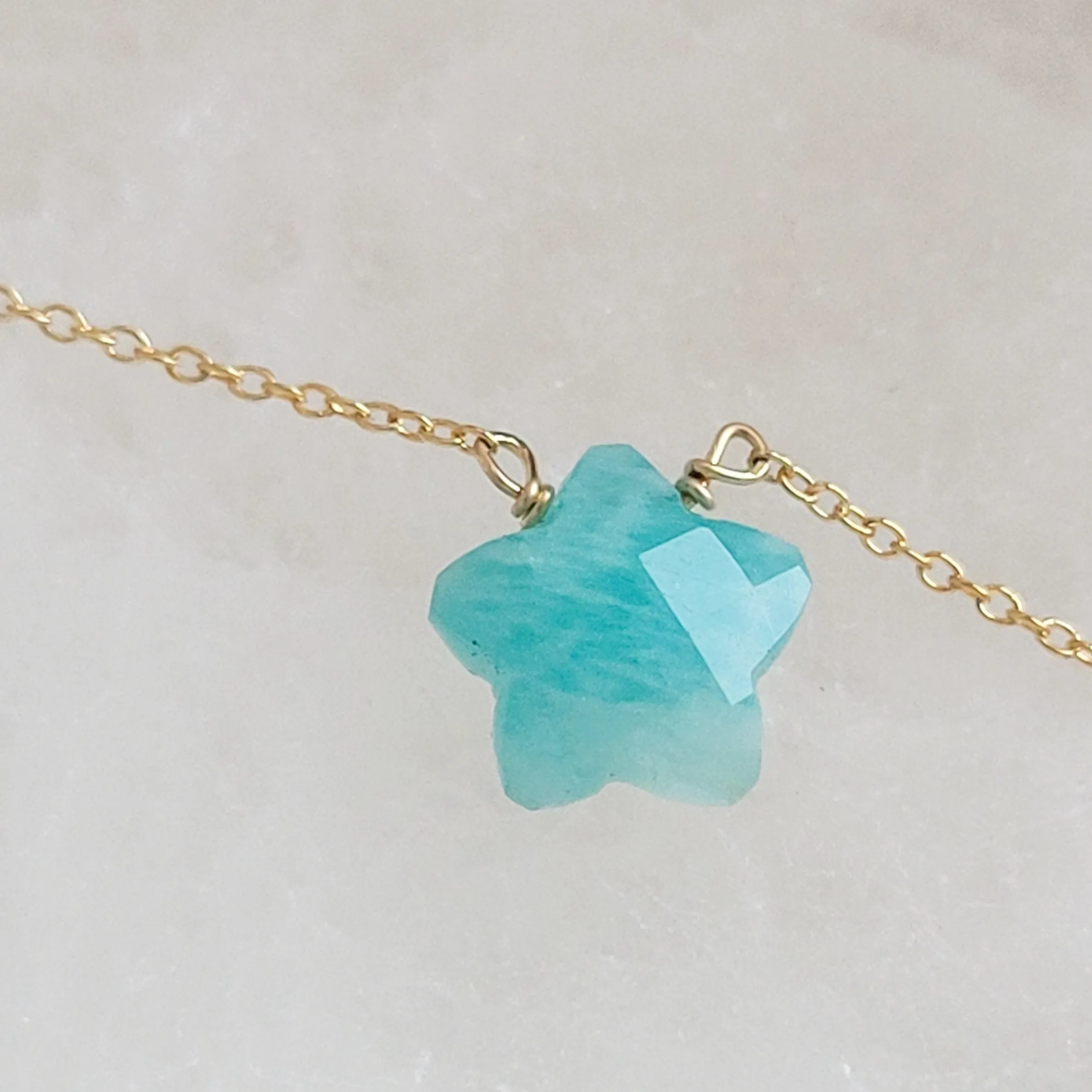 Gemstone Star Necklace