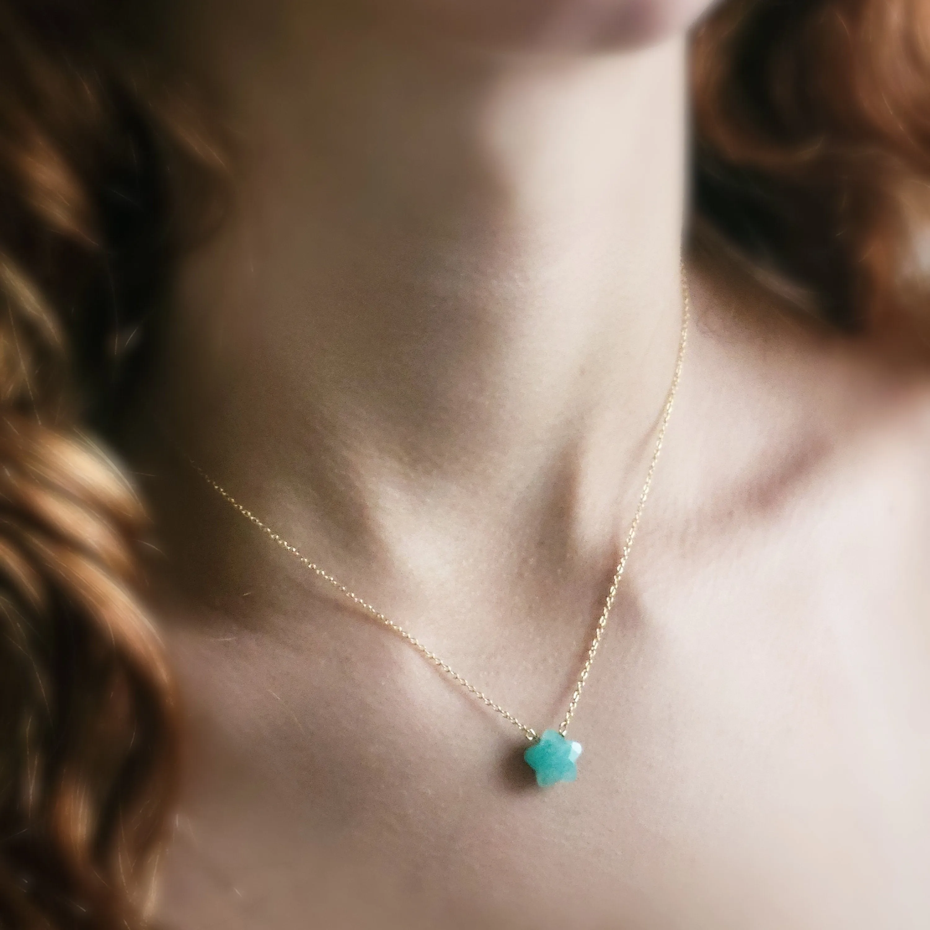 Gemstone Star Necklace