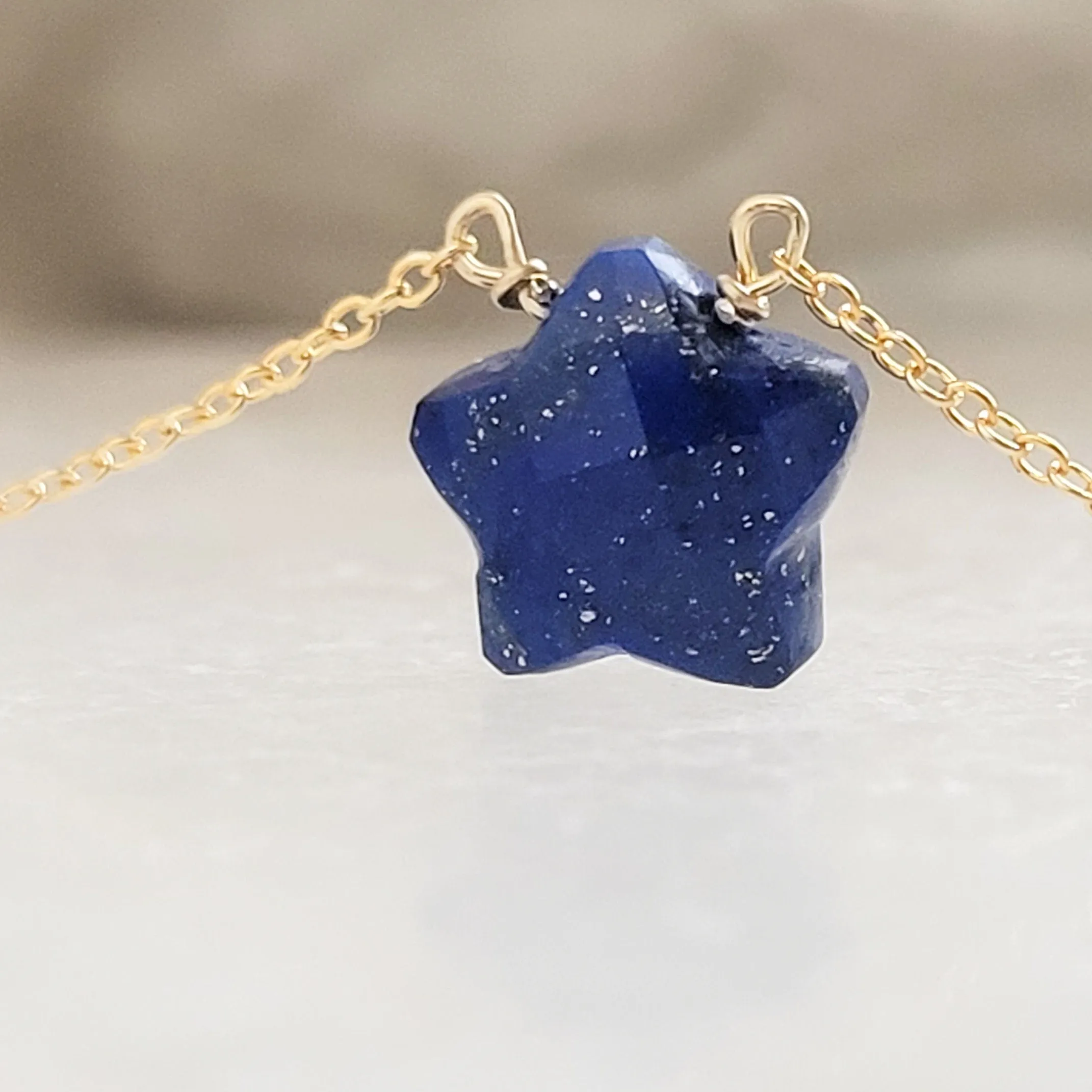 Gemstone Star Necklace
