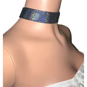 Gleaming Holographic Choker