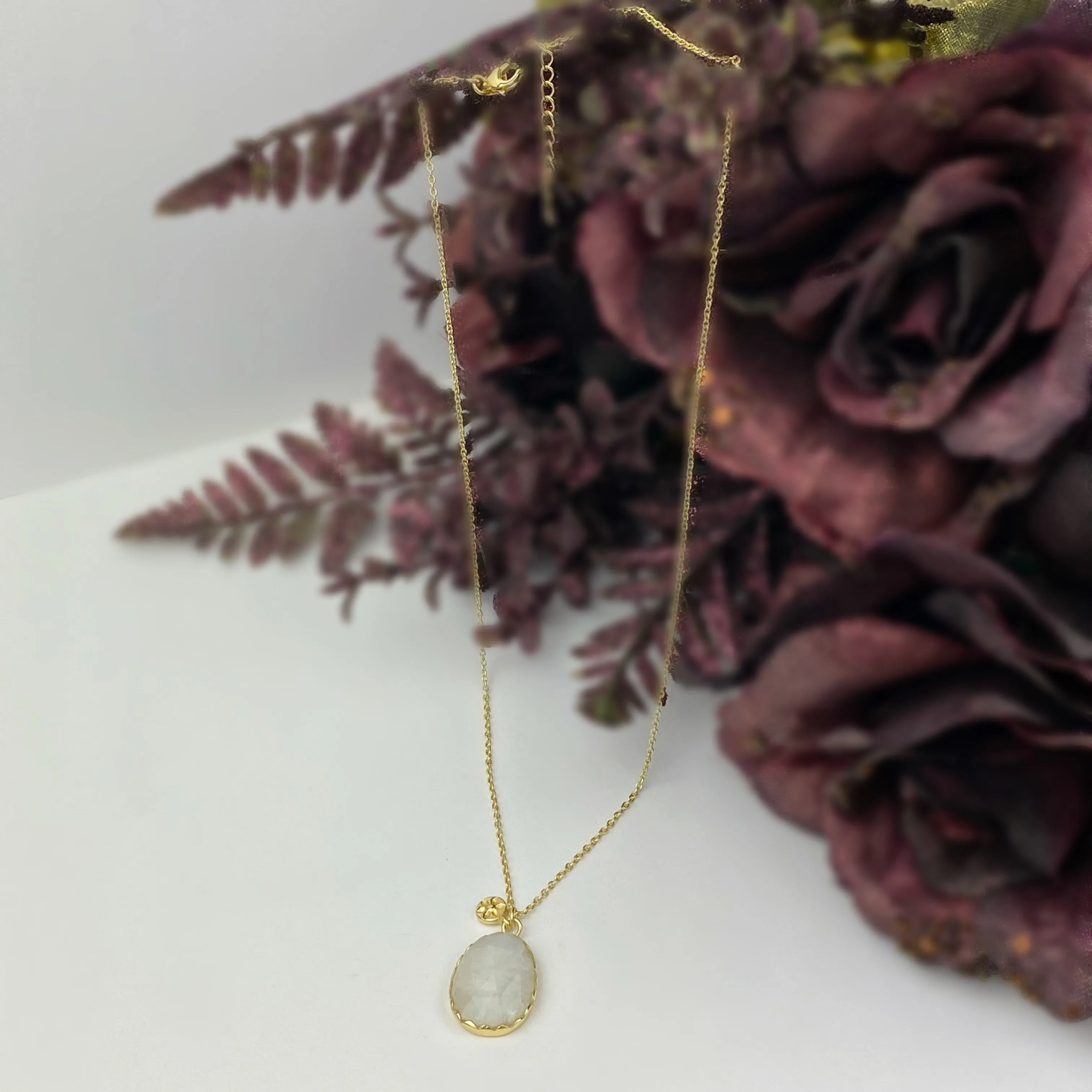 Golden Moonlight Necklace - VNKL250MS