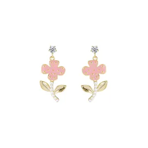 Grow Towards The Sun Pink Earrings