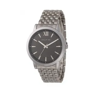 Hallmark Gents Silver Black Dial
