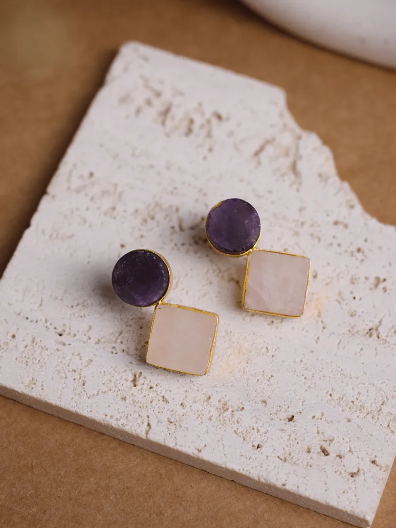Healing Crystals Premium Jewellery Hamper ( 4 Raw Stone Jewellery)