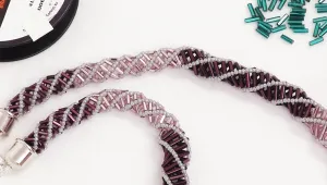 How to do a Russian Spiral Stitch in Bead Weaving