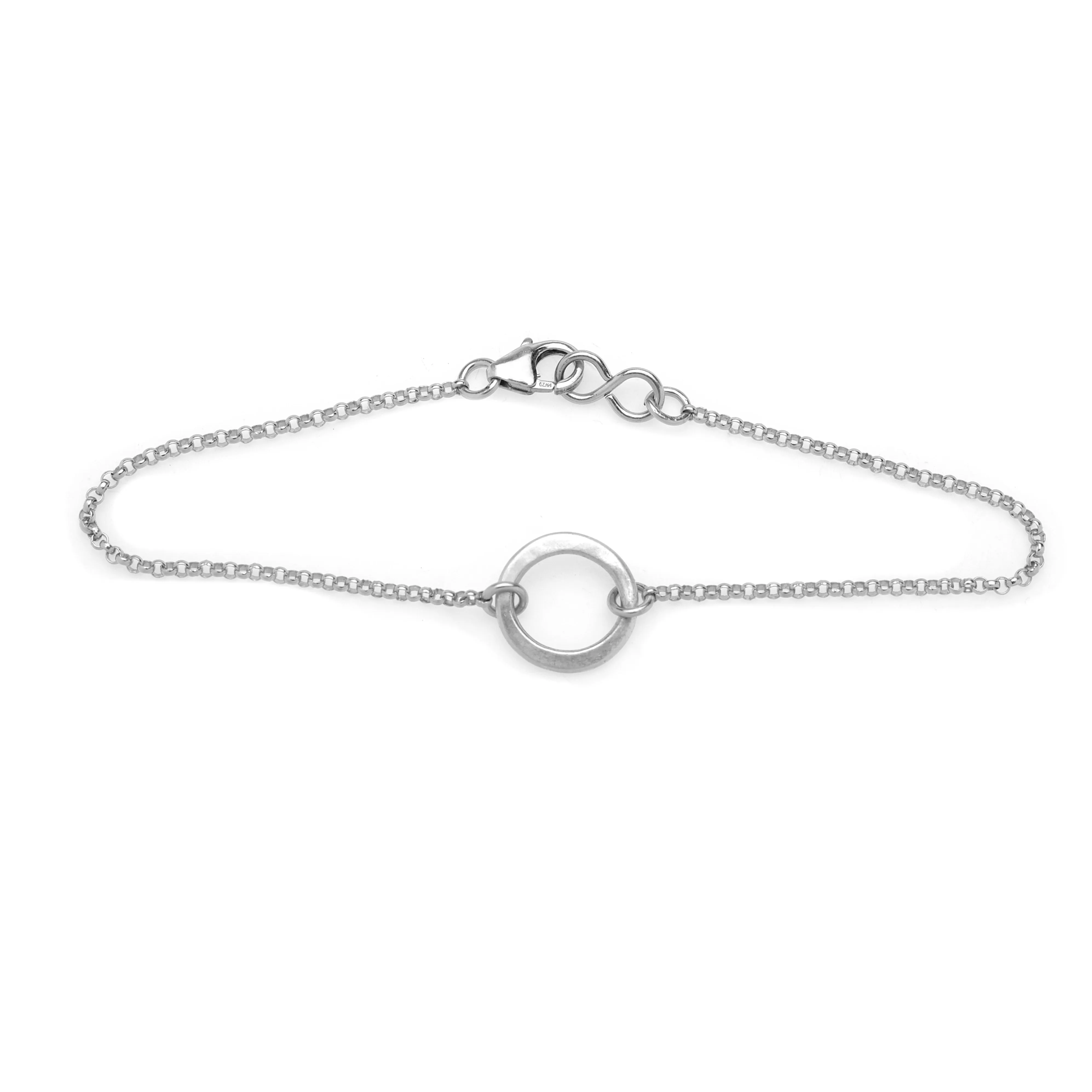 Kai Petite Matte Bracelet Sterling Silver Chain