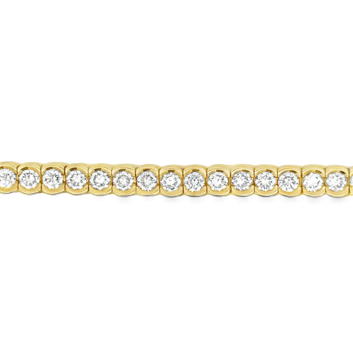 Kirkland Jewelry Estate | 18K Yellow Gold Diamond Tennis Bracelet