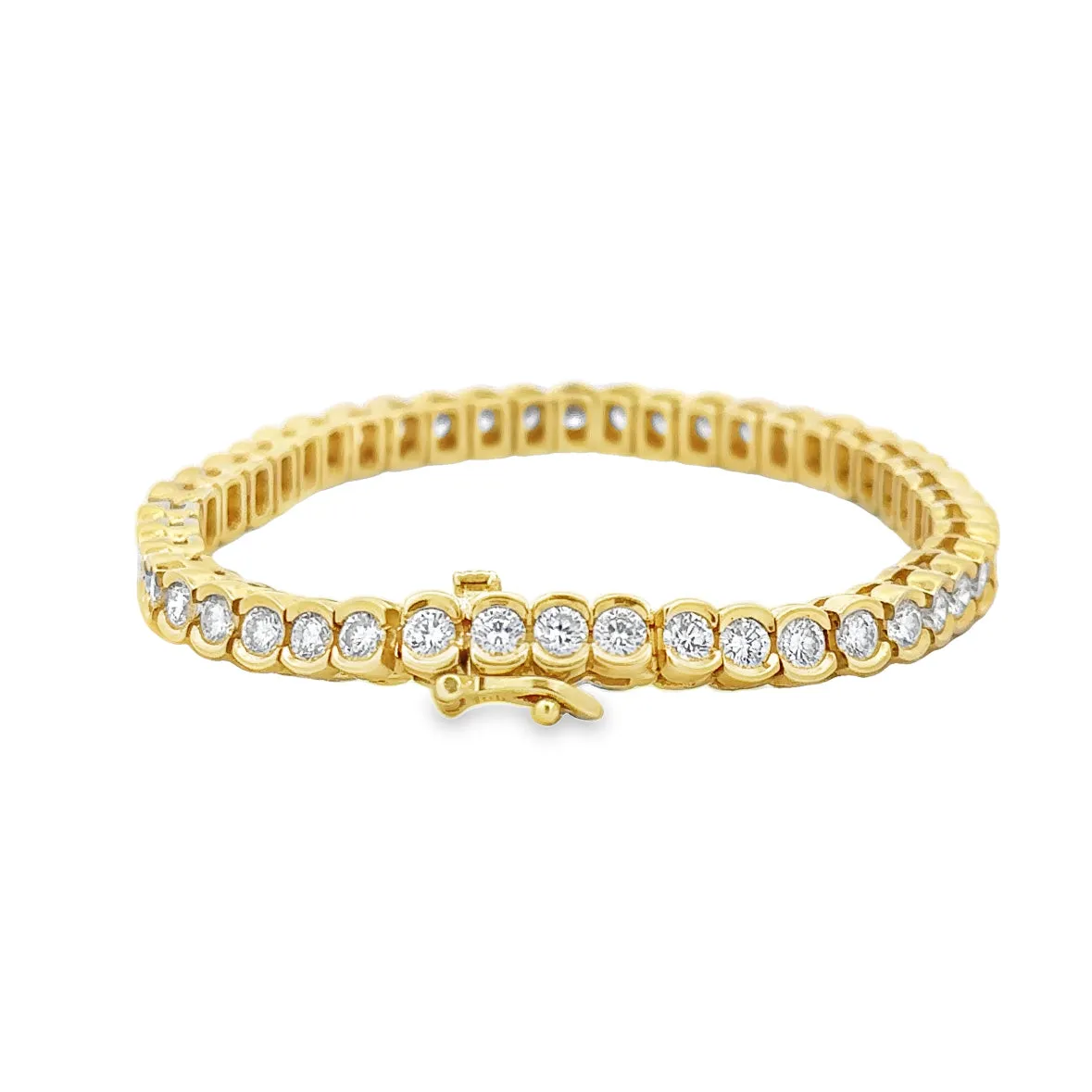 Kirkland Jewelry Estate | 18K Yellow Gold Diamond Tennis Bracelet