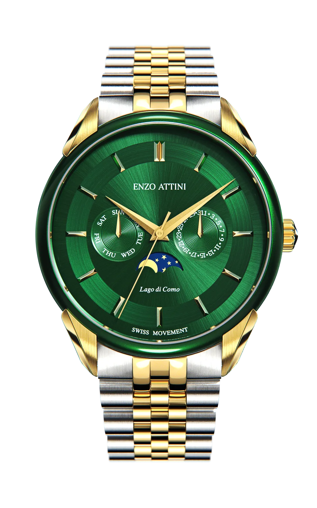 Lago di Como - President Bracelet  / Swiss Movement.