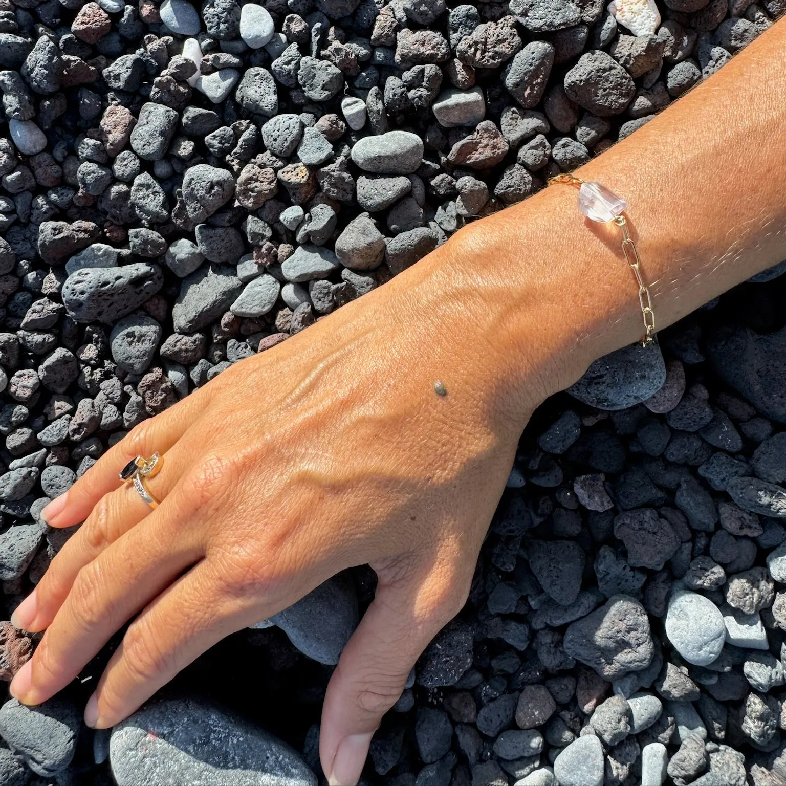 Makua Bracelet Rose Quartz