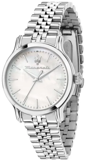 Maserati Epoca Stainless Steel Mother Of Pearl Dial Quartz