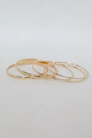 Missy Gold Bangle Set