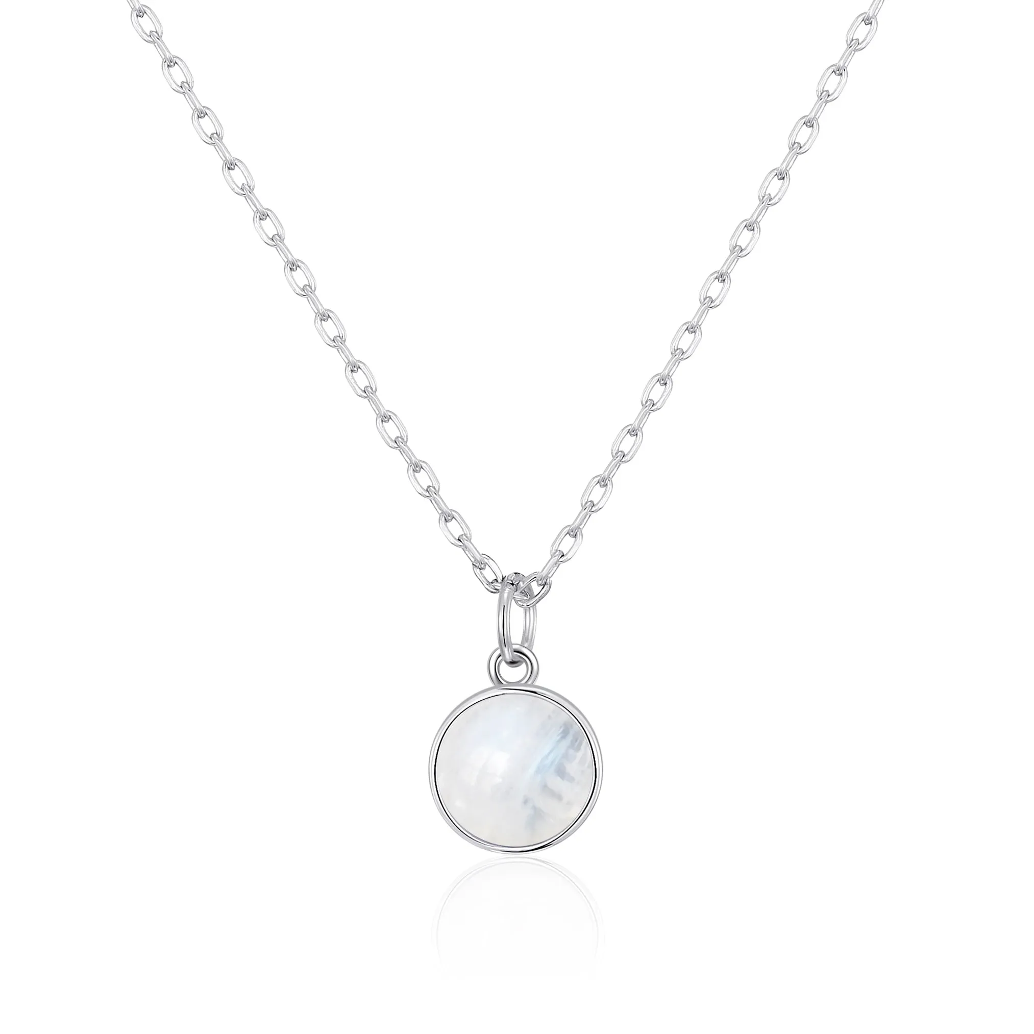 Moonstone Necklace with Quote Card