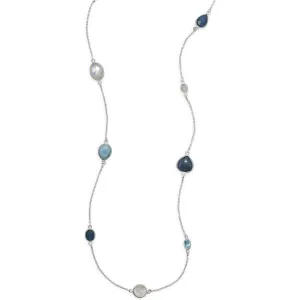 Multistone Endless Necklace