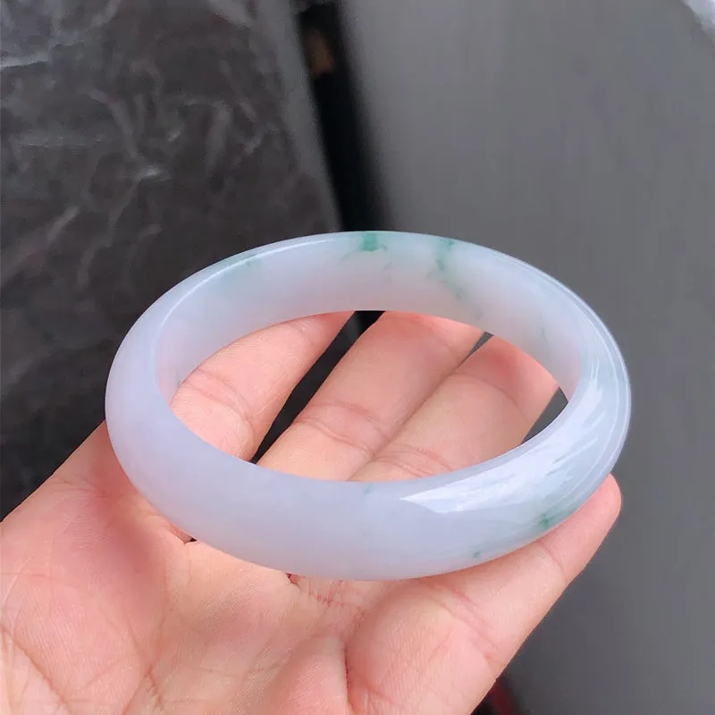 Natural Jade Bangle Jadeite Bangle Internal Diameter 57.1mm NBE080