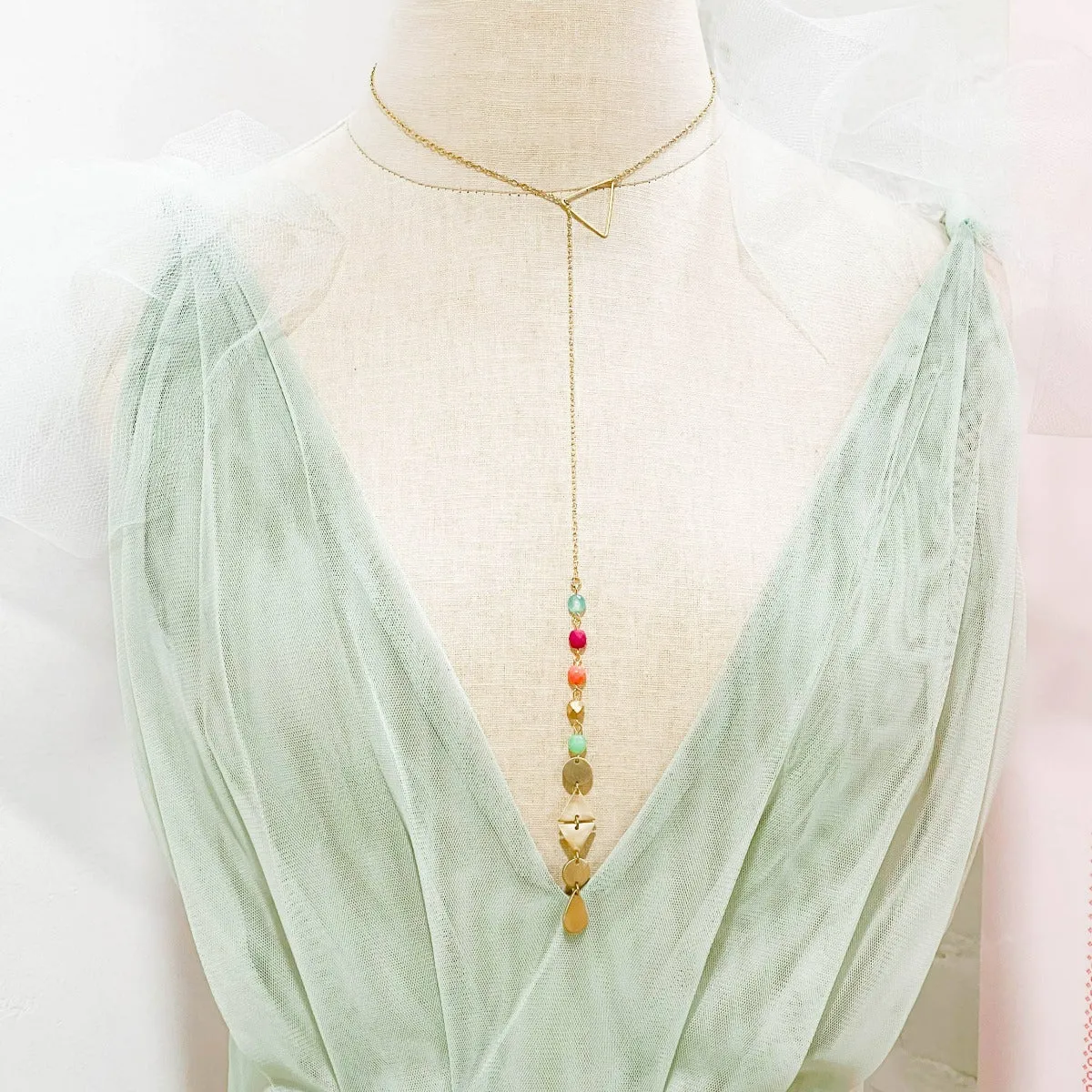 Nest Pretty Things | Lariat Waterfall Necklace