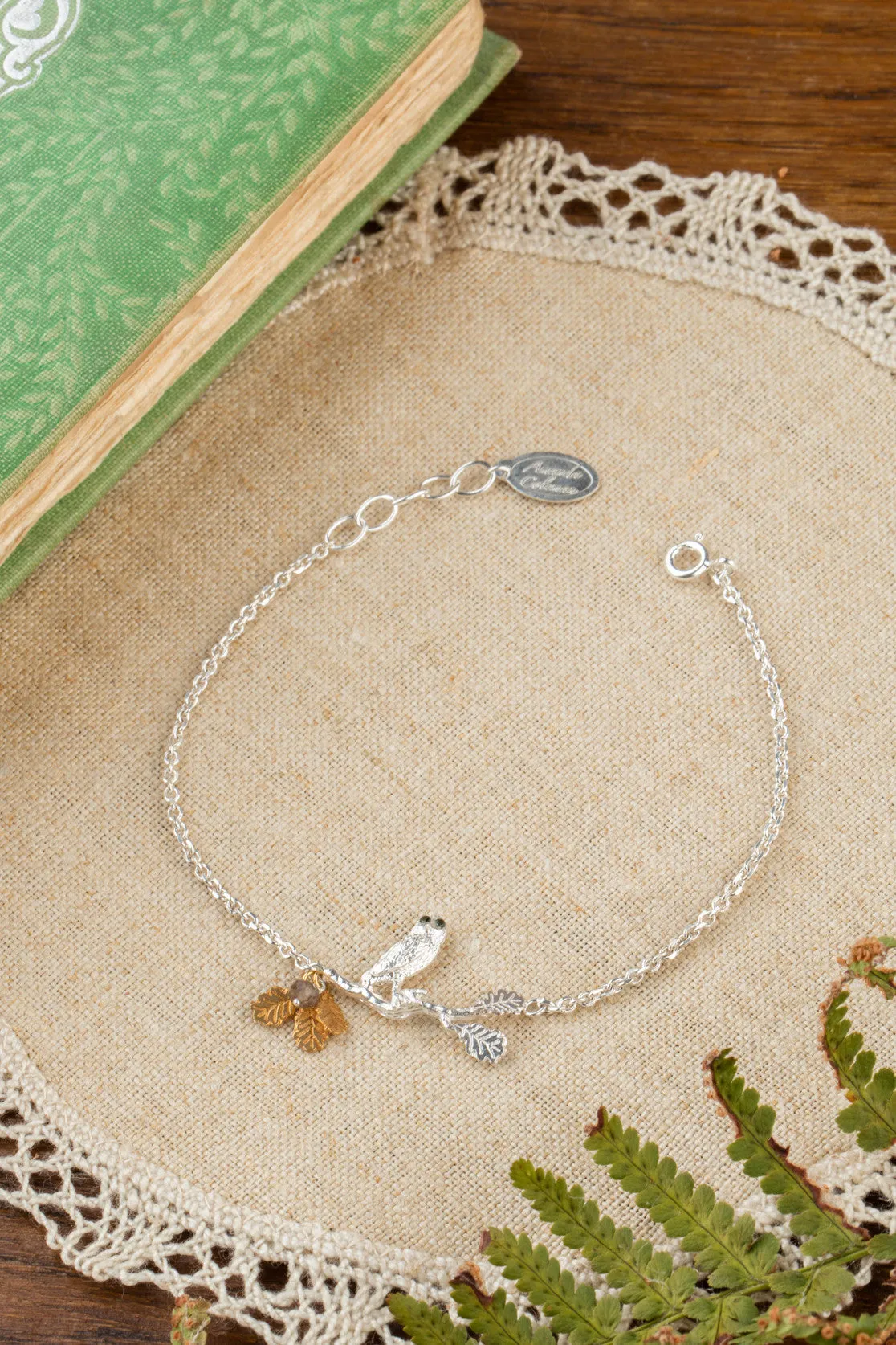 Owl On Branch Bracelet